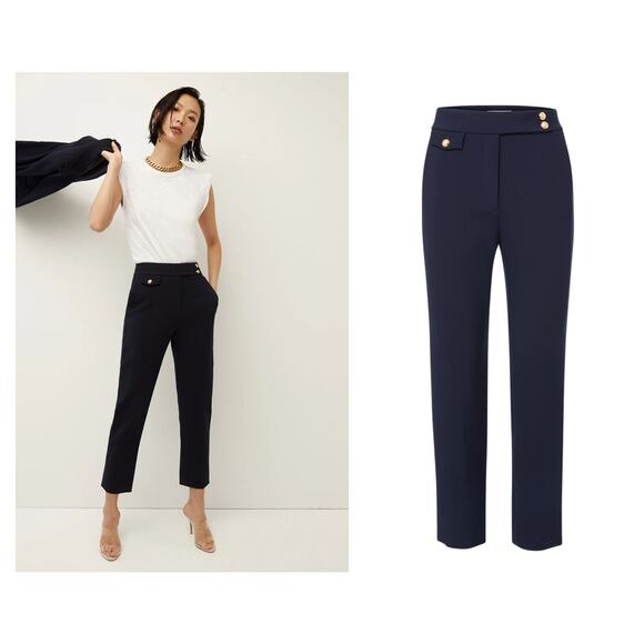 New VERONICA BEARD Renzo Slim Leg Pants Size 8
